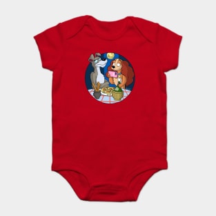 lady and the tramp Foodstagram Baby Bodysuit